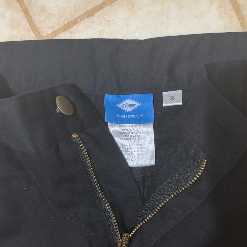 Men's Black Chinos - Picture 2 of 3
